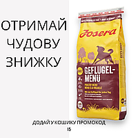 Josera (Йозера) Geflugel-Menu сухой корм с домашней птицей для взрослых собак, 12,5 кг