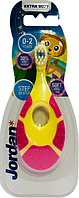 Дитяча зубна щітка-гризунок Jordan Step1 (від 0-2 років) жовта