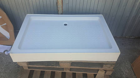 Душовий піддон 120*80*15 см прямокутний акриловий Ko&Po, фото 1