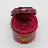 Контейнер таблетниця Smartshake Wonderwoman 200 мл Червоний (STS-820621), фото 2