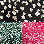 Модний жіночий комплект - спідниця з квітковим принтом з розрізом та топ, фото 6