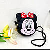 Дитяча маленька кругла сумка-таблетка  Дісней Міккі Маус  з вушками (341), фото 7