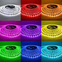 Світлодіодна стрічка 12В 1м MOTOKO-300RGB-5050-IP20-12 SMD 5050 60 LED/m IP20 RGB