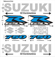 Виниловые наклейки " SUZUKI R GSX 750 "