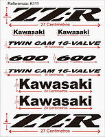 Виниловые наклейки " KAWASAKI ZZR 600 "