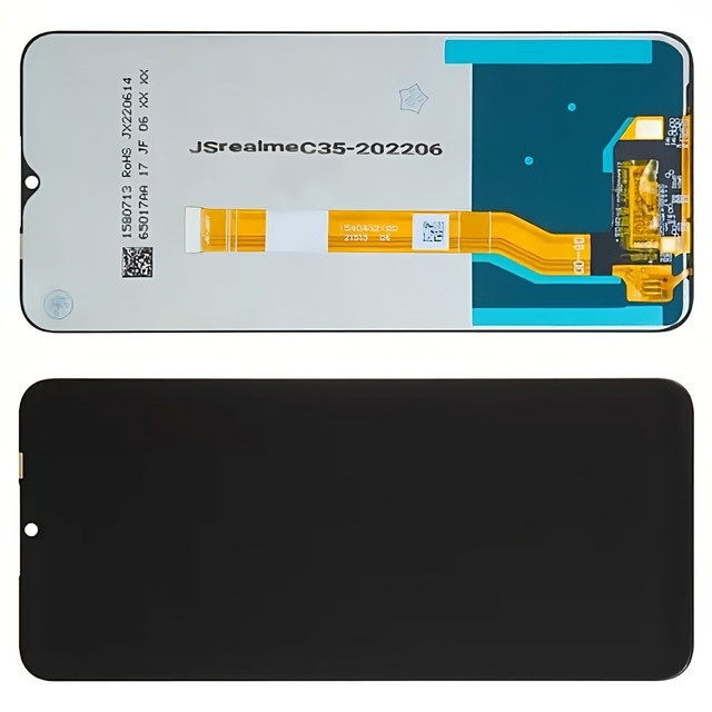 Дисплей REALME C35 модуль в зборі з тачскріном, чорний
