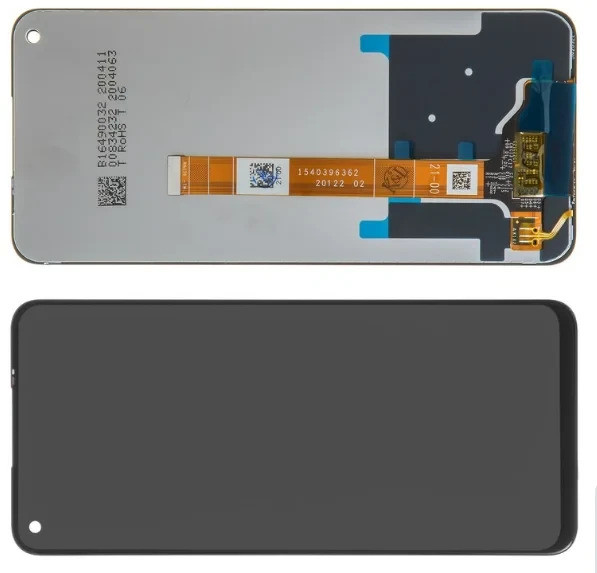 Дисплей REALME 6 модуль в зборі з тачскріном, чорний, Original PRC, чорний шлейф