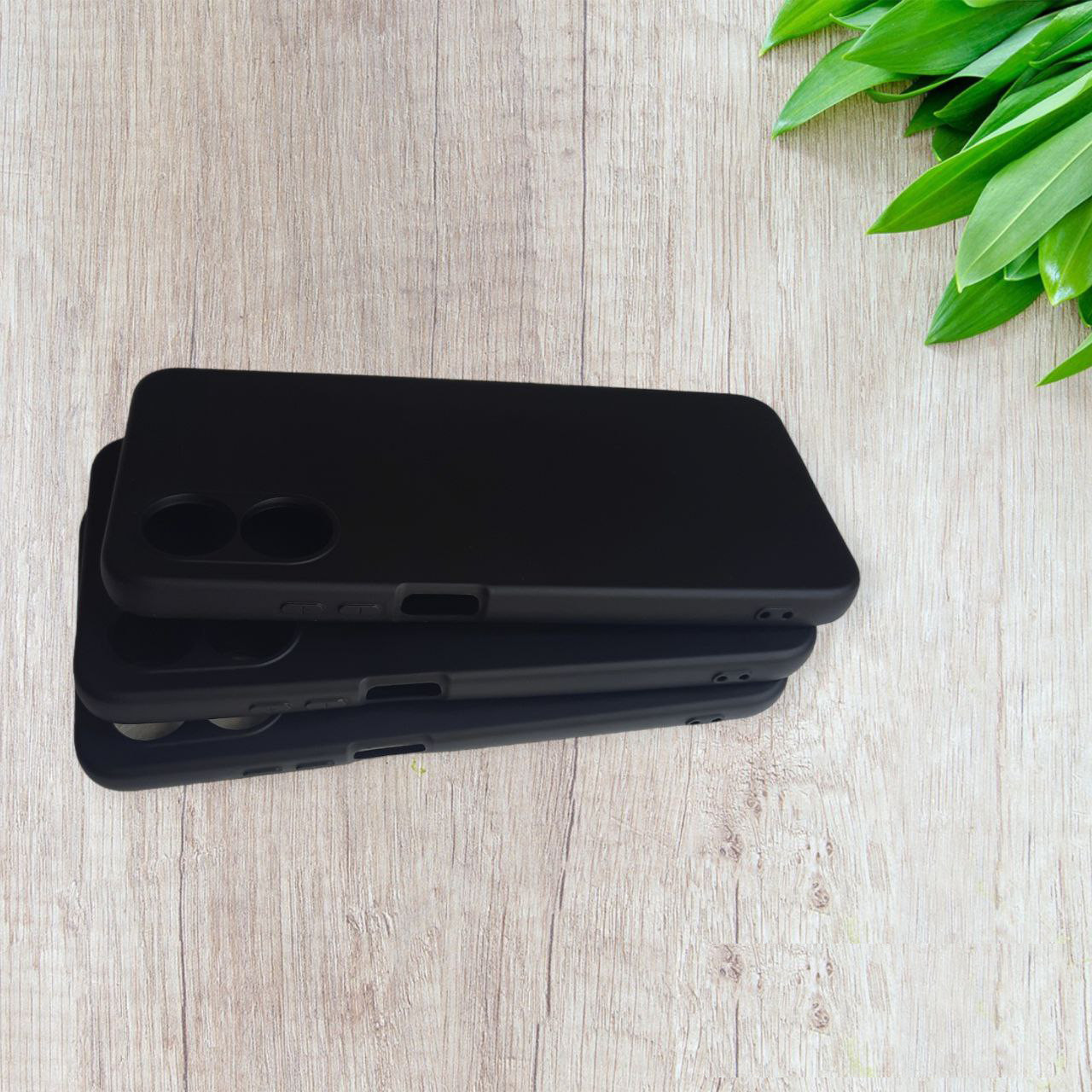 Чехол Silicone case Full для OPPO A17K с закрытым низом микрофиброй силикон - фото 3 - id-p1853457962