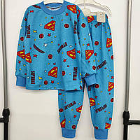 Пижама для мальчика без начеса Супермен