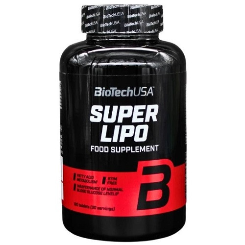 Жироспалювач Biotech USA Super Lipo (120 таблеток.), фото 1
