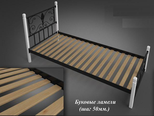 Ламелі букові (крок 5см) односпальне ТЕНЕРО