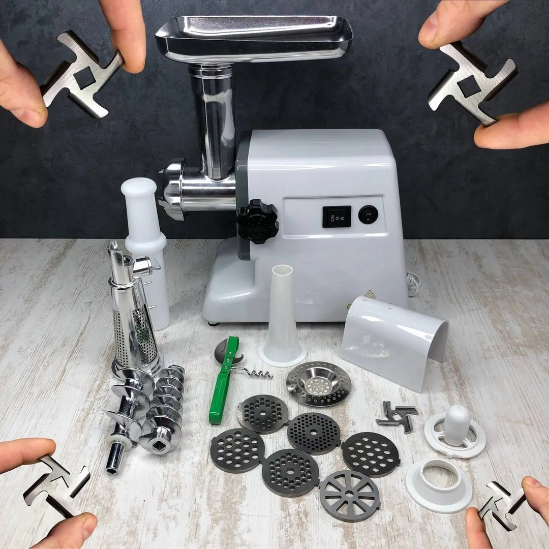 Купить Мясорубка с металлическим редуктором, Электрические мясорубки ...