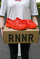 Женские сандалии Adidas Yeezy Foam Red (красные) модные красивые повседневные босоножки 873 для девушек 40