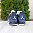 Чоловічі кросівки Nike Air Jordan 4 (чорно-сірі) модні повсякденні кроси 10987 Найк vkross, фото 7