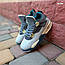 Чоловічі кросівки Nike Air Jordan 4 (сірі із зеленим) модні повсякденні кроси 10990 Найк vkross, фото 11