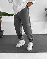Спортивные штаны kor4 (серые) классные легкие молодежные спортивки для парня top