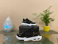 Мужские кроссовки Nike Jordan Max Aura 4 (черно-белые) низкие спортивные универсальные кроссы D379 Найк Аир
