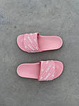 Жіночі стильні шльопанці Balenciaga Slides Small Logo 'Pink' (рожеві) модне літнє взуття 0437 Баленсіага топ, фото 7