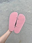 Жіночі стильні шльопанці Balenciaga Slides Small Logo 'Pink' (рожеві) модне літнє взуття 0437 Баленсіага топ, фото 4