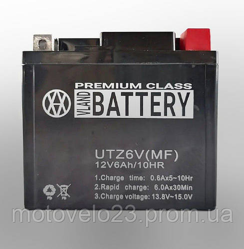 Купить Аккумулятор 12V 6а.ч гелевый (UTZ6V) "VLand", цена 1040 ₴ — Prom ...