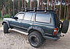 Пластикові розширювачі арок для позашляховика Toyota Land Cruiser 80 (Фендера/ABS-пластик), фото 8