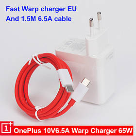 Мережевий зарядний пристрій OnePlus 9 Pro Warp CHARGE TURBO 65 W USB Adapter оригінал