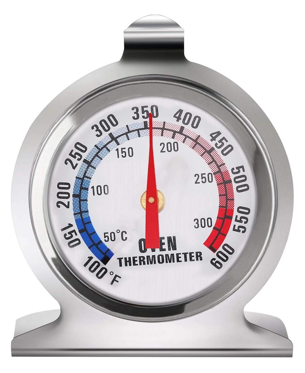 Термометр біметалевий для духовки Oven PT-46 (від 50 до +300 °C) з нержавіючої сталі