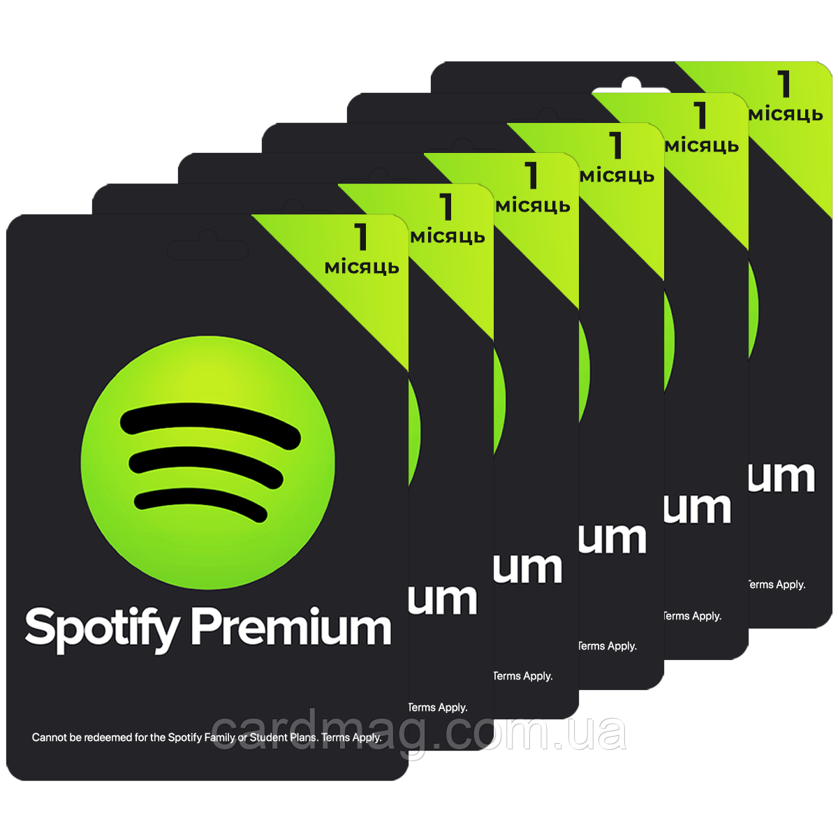 Передплата Spotify Premium на 6 місяців (Регіон Україна)