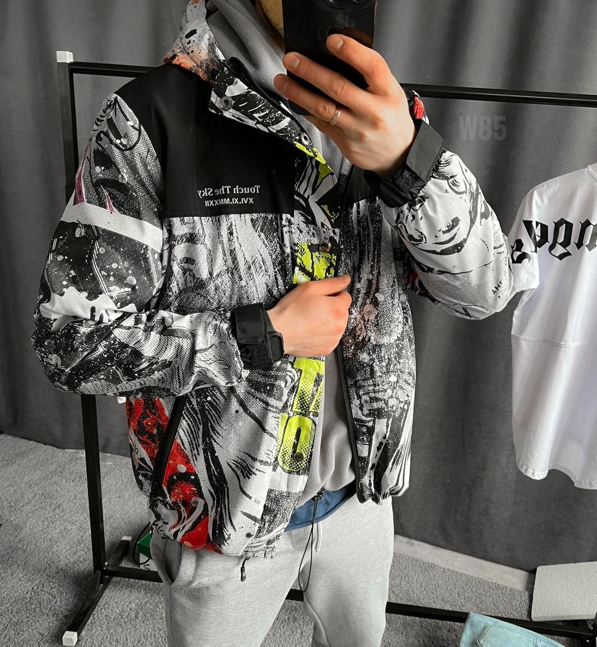 Мужская спортивная брендовая ветровка / Качественные молодежные весенние осенние курточки на каждый день - фото 2 - id-p1853519726