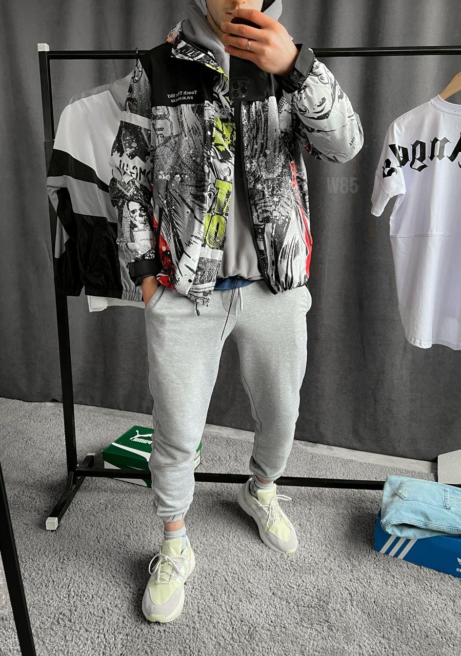 Мужская спортивная брендовая ветровка / Качественные молодежные весенние осенние курточки на каждый день - фото 3 - id-p1853519726