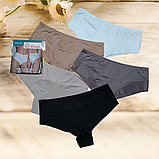 Трусики жіночі бразиліано La Vivas безшовні 1 шт  Розміри L XL XXL, фото 3