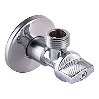 Кран кутовий кульовий  ARCO 1/2″х 1/2″ NOV91MAC металева ручка