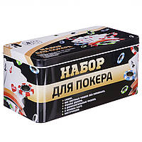 Покерный набор в металлической коробке-200 фишек SP-Sport 538-045