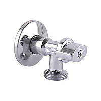 Кран кутовий  кульовий ARCO 1/2″х 3/4″ 728MN металева ручка L85MAC