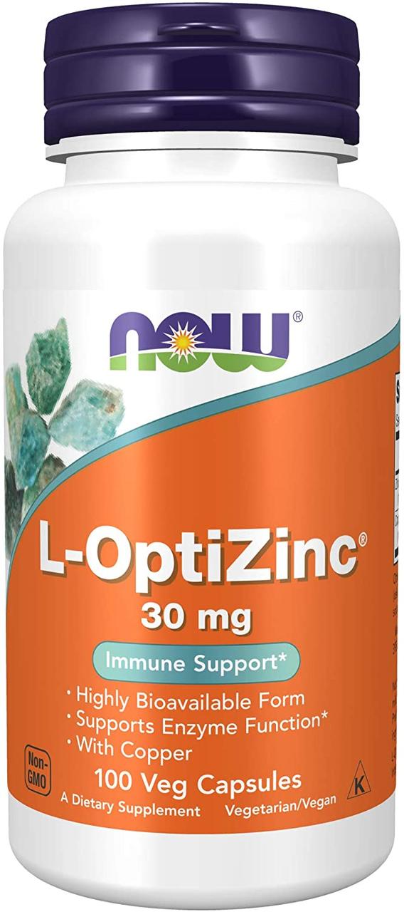 L-OptiZinc® 30 mg with Copper 100caps