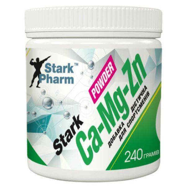 Вітаміни Stark Pharm Ca-Mg-Zn (Calcium & Magnesium Citrate D3-B6-B12) 240g