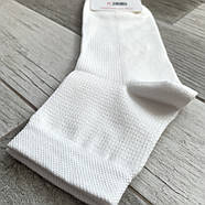 Шкарпетки чоловічі сітка бавовна середні ВженеBOSSі, розмір 25 (39-40), молочні, 012057, фото 3