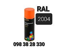 Емаль алкідна універсальна LIDER, 400 мл Аерозоль Помаранчевий (RAL 2004)