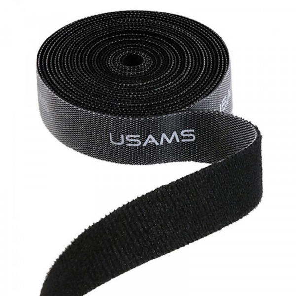 Органайзер для кабелю Usams US-ZB060 2 м Black (ZB60ZD03)