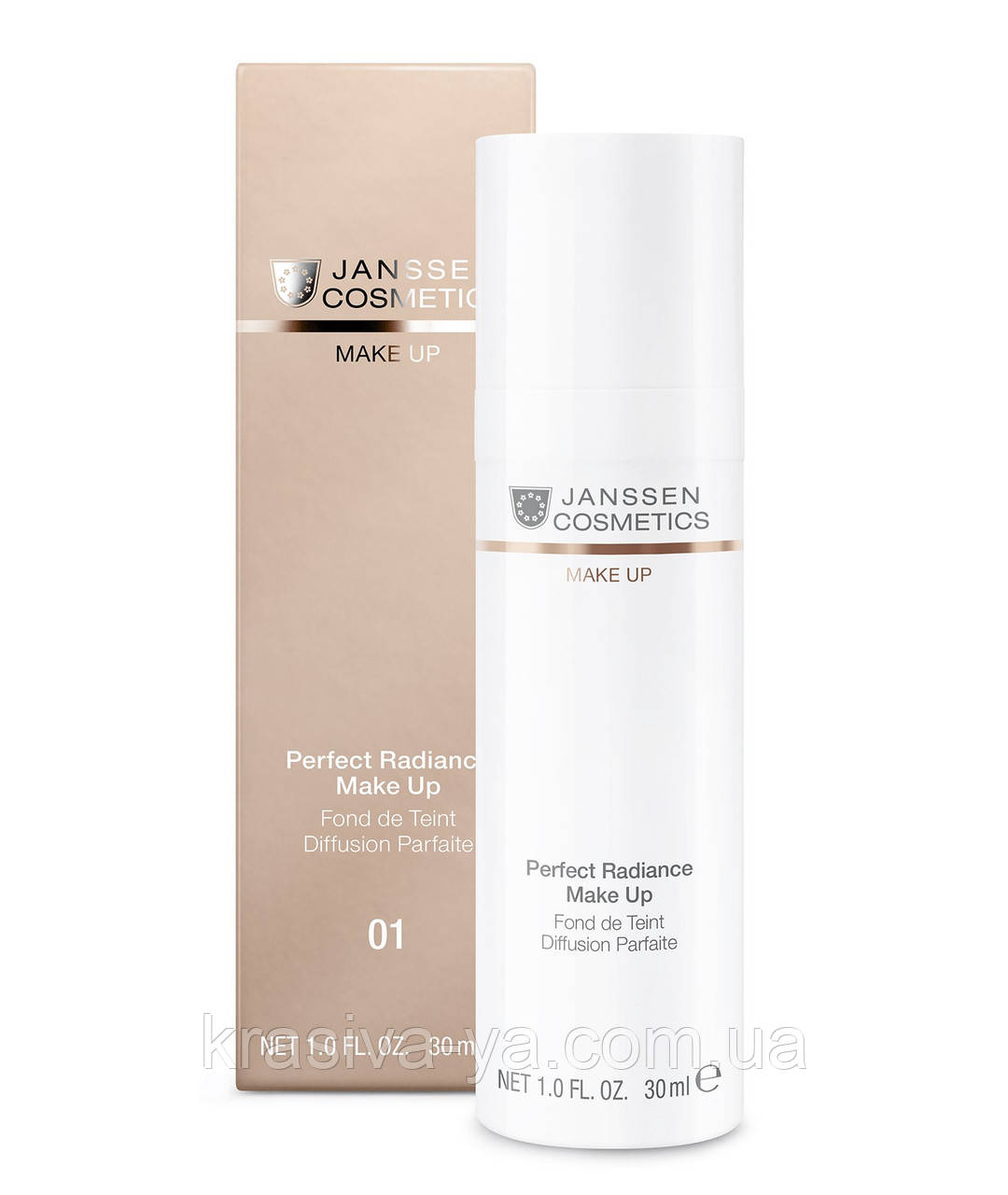 Perfect Radiance Make-up - Тональний крем з ефектом сяйва 01 (Порцелан), 30 мл