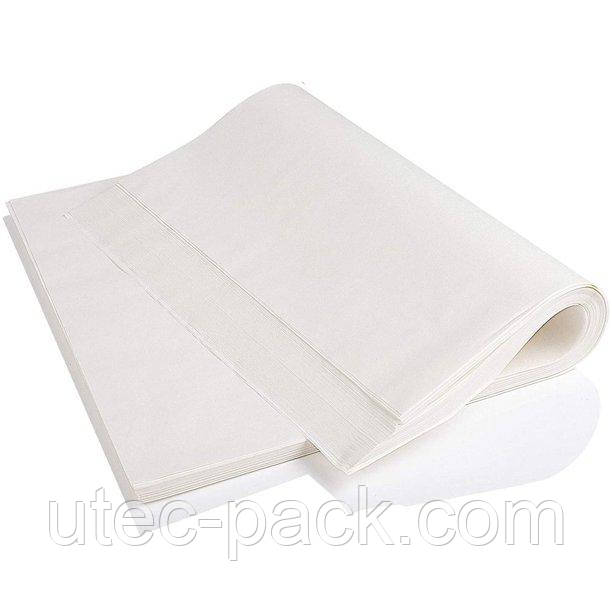 Пергаментний папір для приготування їжі в пакетах у аркушах 420*300 мм, щільність 50 г/м2, пакування 500 аркушів, фото 1