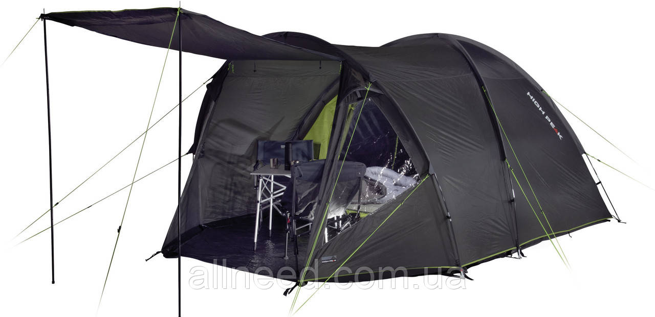 Намет пʼятимісний High Peak Samos 5 Dark Grey/Green