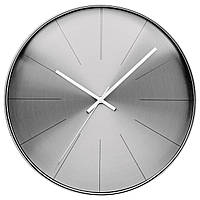 Часы настенные Technoline WT2410 Silver Германия бесшумный механизм, кварц, серебристый