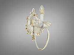 Класичне бра з витонченим різьбленим декором 8041/1W WH