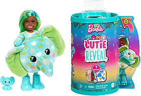 Лялька-сюрприз Barbie Cutie Reveal Chesea Друзі з джунглів Слоненя Змінює колір HKR13