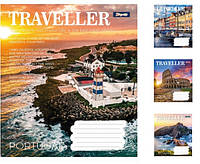 Зошити А5/48 клітинка 1В Traveller, зошит для записів 10 шт. в уп. 766440 766440 ish