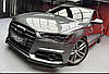 Спліттер Audi A6 C7 S-line \ S6 C7 (15- 18) елерон тюнінг обвіс (V2), фото 8