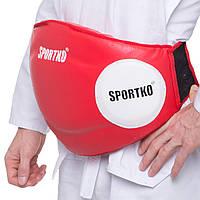 Пояс тренера Кожвинил SPORTKO UR SP-4709 ЗП1 L Красный