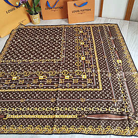 Хустка Louis Vuitton шовкова з ручною підшивкою