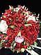 Червоний весільний букет-дублер, фото 2